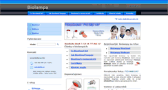 Desktop Screenshot of biolampa.biz